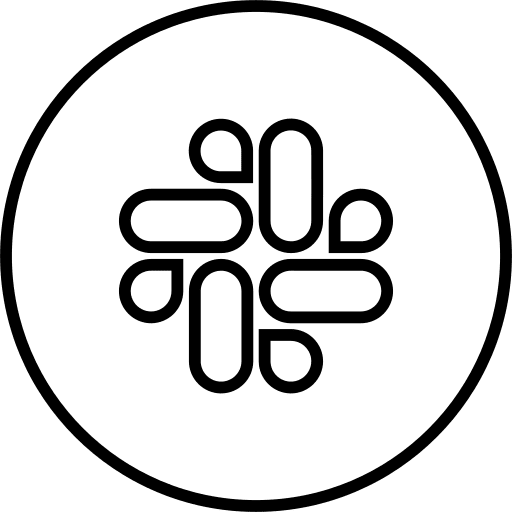Slack social media logo social network slack icon Slack social media logo social network slack icon