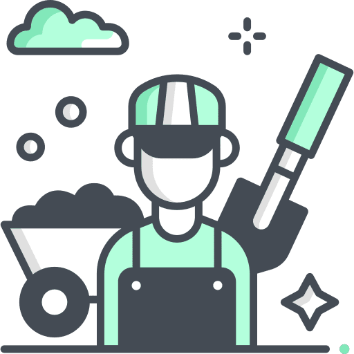 Worker person worker labor day icon