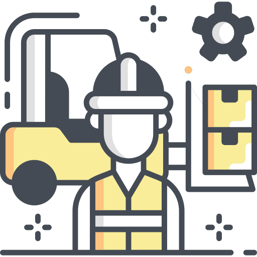 Factory worker profession labor icon Factory worker profession labor icon