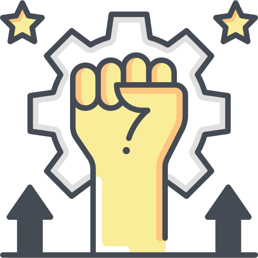 Labor day raise celebration fist icon Labor day raise celebration fist icon