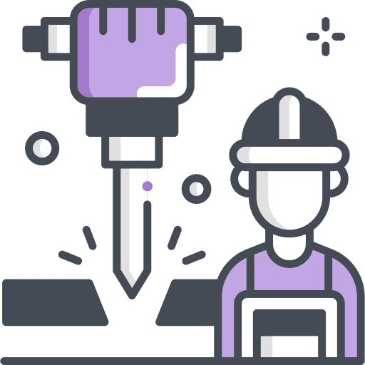 Worker worker labor pneumatic icon Worker worker labor pneumatic icon