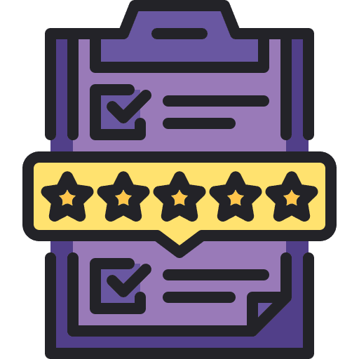 Clipboard fame star reputation icon