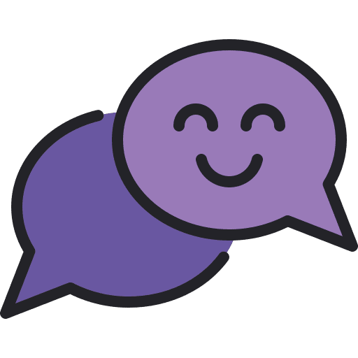 Positive positive comment conversation talk icon