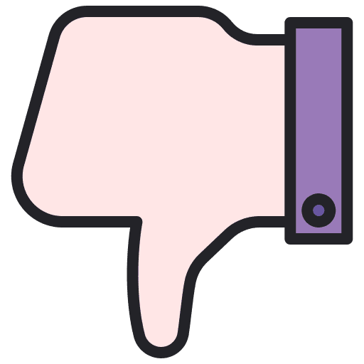 Dislike thumbs down interface finger icon Dislike thumbs down interface finger icon