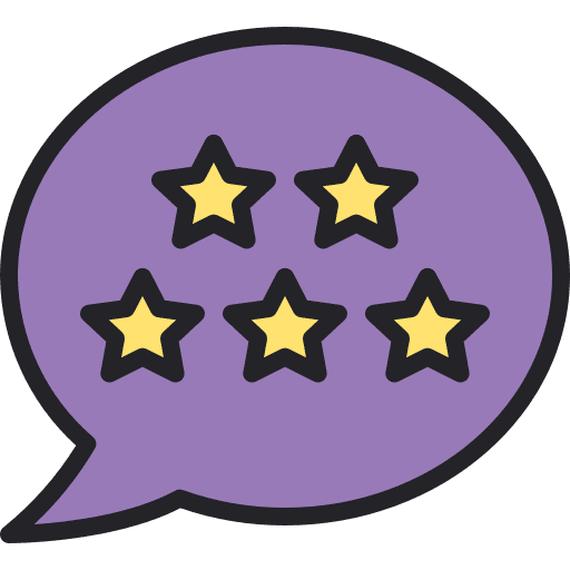 Rating marketing feedback star icon Rating marketing feedback star icon