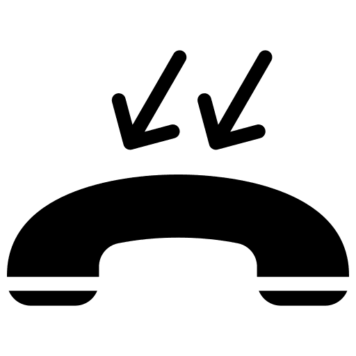 Incoming call communications phone call telephone icon Incoming call communications phone call telephone icon