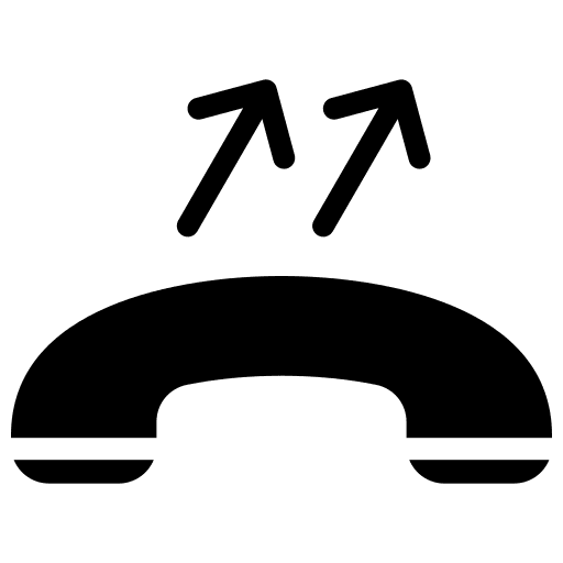 Outgoing call phone receiver phone call telephone call icon Outgoing call phone receiver phone call telephone call icon