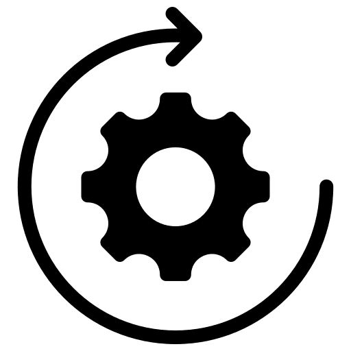 Reload navigate business and finance process icon Reload navigate business and finance process icon