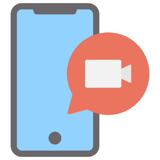 Video call conversation video calling chat icon