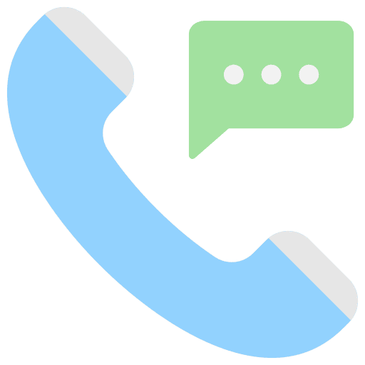 Chat office tell phone icon Chat office tell phone icon