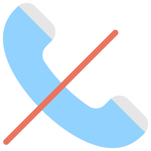 No phone communications forbidden no phone icon No phone communications forbidden no phone icon
