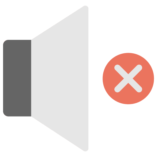 No sound speaker mute audio icon No sound speaker mute audio icon