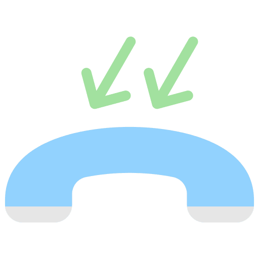 Incoming call phone receiver incoming call phone call icon Incoming call phone receiver incoming call phone call icon
