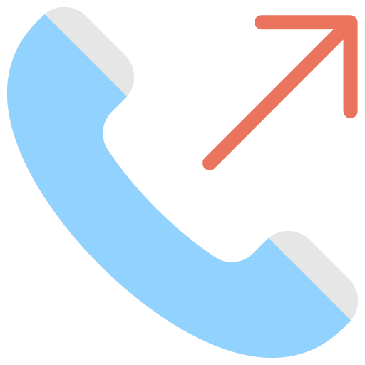 Outgoing call arrow communications phone call icon Outgoing call arrow communications phone call icon