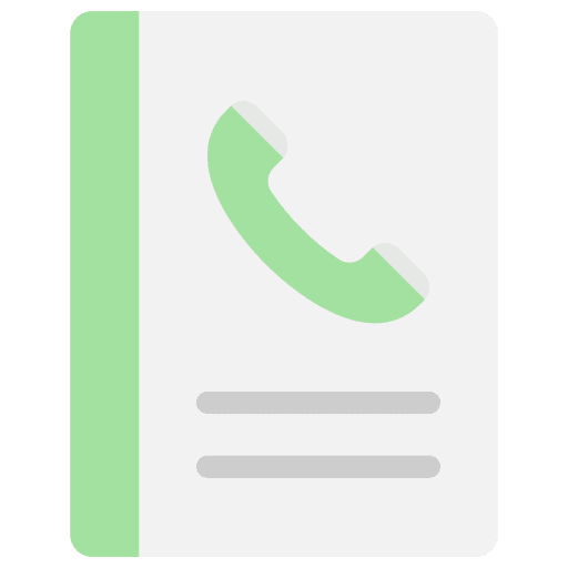 Phone book contact agenda user icon Phone book contact agenda user icon