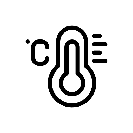 Celsius thermometer temperature weather icon Celsius thermometer temperature weather icon