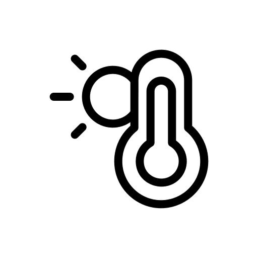 Heat fahrenheit heat temperature icon Heat fahrenheit heat temperature icon