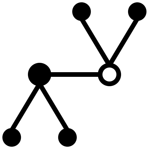 Network connector particle network icon