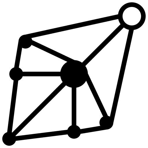 Network network atom particle icon Network network atom particle icon