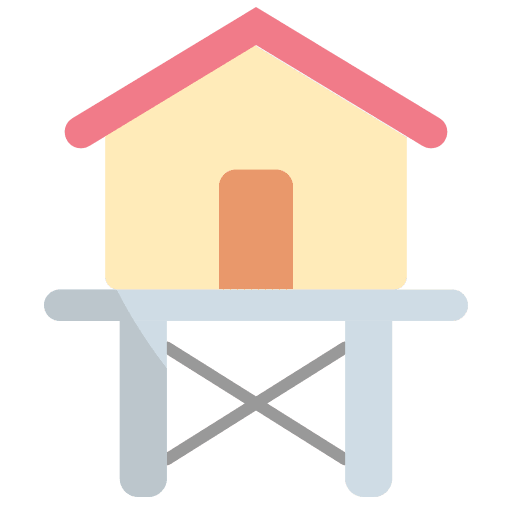 Cabin bungalow wooden hut icon Cabin bungalow wooden hut icon