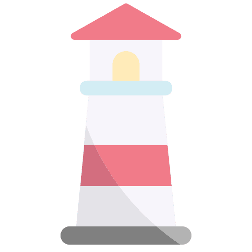 Lighthouse guide lighthouse building icon Lighthouse guide lighthouse building icon