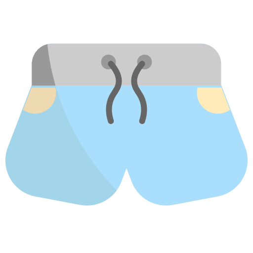 Short short summer garment icon
