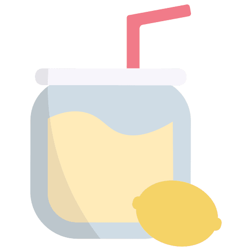 Lemon juice mug refresh beverage icon Lemon juice mug refresh beverage icon