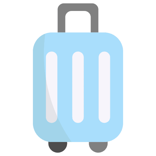 Luggage suitcase trolley holidays icon Luggage suitcase trolley holidays icon