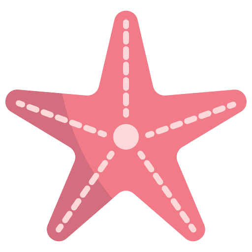 Starfish echinoderm aquarium starfish icon Starfish echinoderm aquarium starfish icon