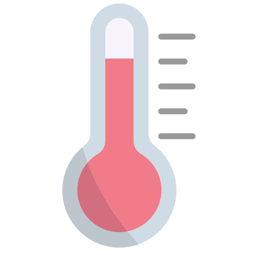 Temperature hot weather climate icon Temperature hot weather climate icon