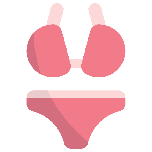 Bikini  underwear clothes woman icon Bikini  underwear clothes woman icon