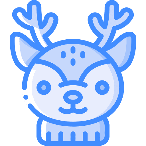 Deer elk stag mammal icon