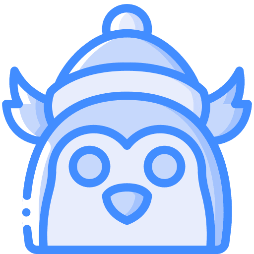 Owl christmas hunter winter icon