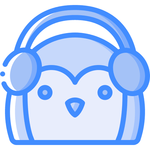 Penguin bird animals earmuffs icon