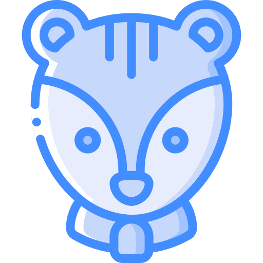 Squirrel zoo animal winter icon