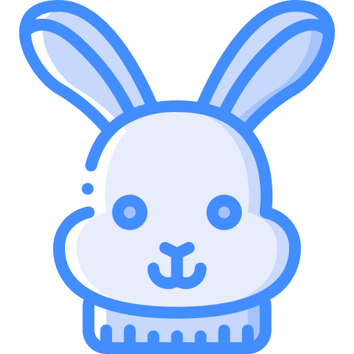 Rabbit winter animal kingdom mammal icon Rabbit winter animal kingdom mammal icon