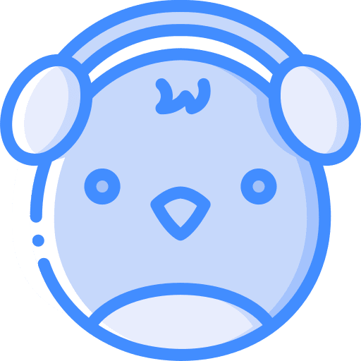 Robin robin earmuffs pet icon Robin robin earmuffs pet icon