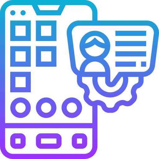 Account phone cellphone device icon Account phone cellphone device icon