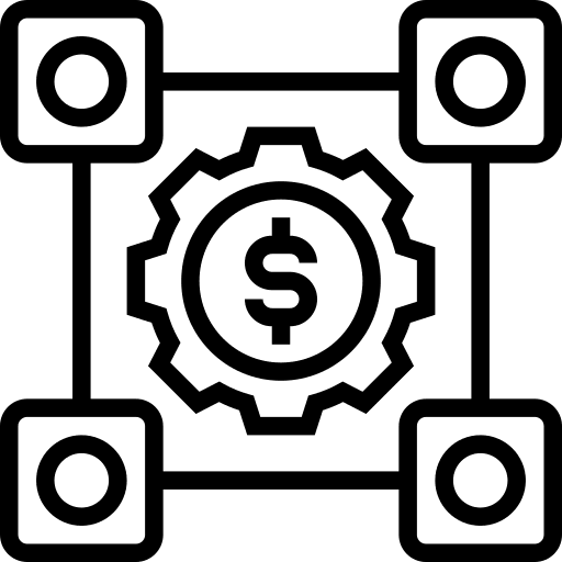 Blockchain connection cryptocurrency interface icon Blockchain connection cryptocurrency interface icon