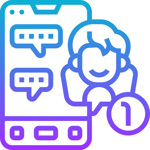 Inbox notification ui chat bubble icon Inbox notification ui chat bubble icon