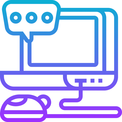 Laptop notebook chat live chat icon Laptop notebook chat live chat icon