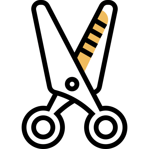 Scissors barber salon beauty icon Scissors barber salon beauty icon