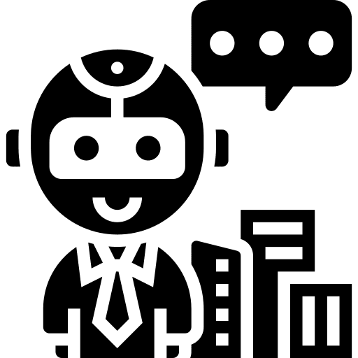 Digital business technology business and finance machine learning icon