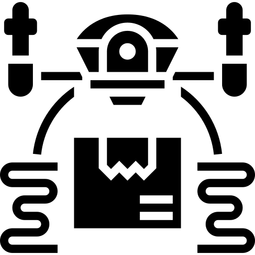 Drone logistics delivery transportation drone icon Drone logistics delivery transportation drone icon
