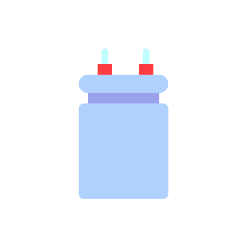 Capacitor capacitor component circuit icon Capacitor capacitor component circuit icon