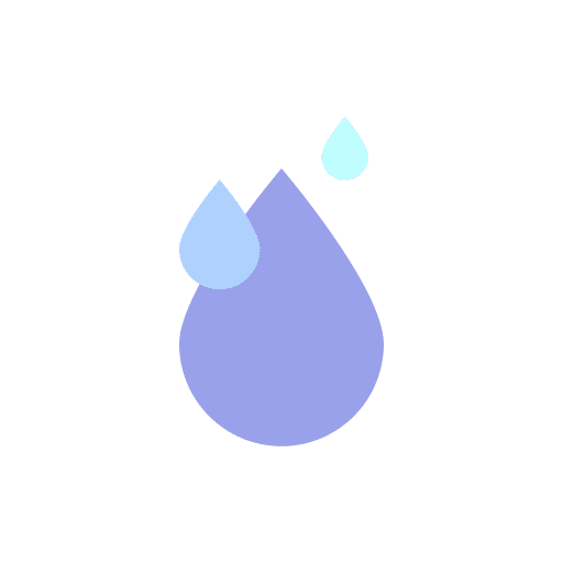Liquid water droplet droplet water drop icon