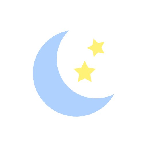 Night stars moon nature icon Night stars moon nature icon