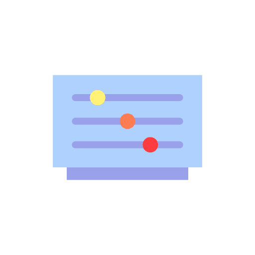 Adjustment adjust controls personalized icon Adjustment adjust controls personalized icon
