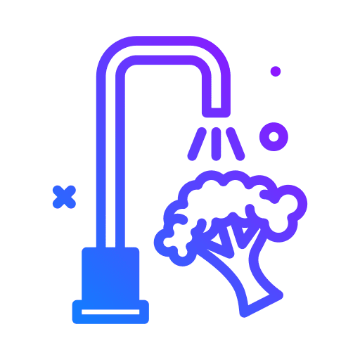 Broccoli wash vegetable salad icon