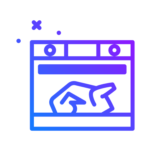 Oven bakery chicken cooking icon Oven bakery chicken cooking icon